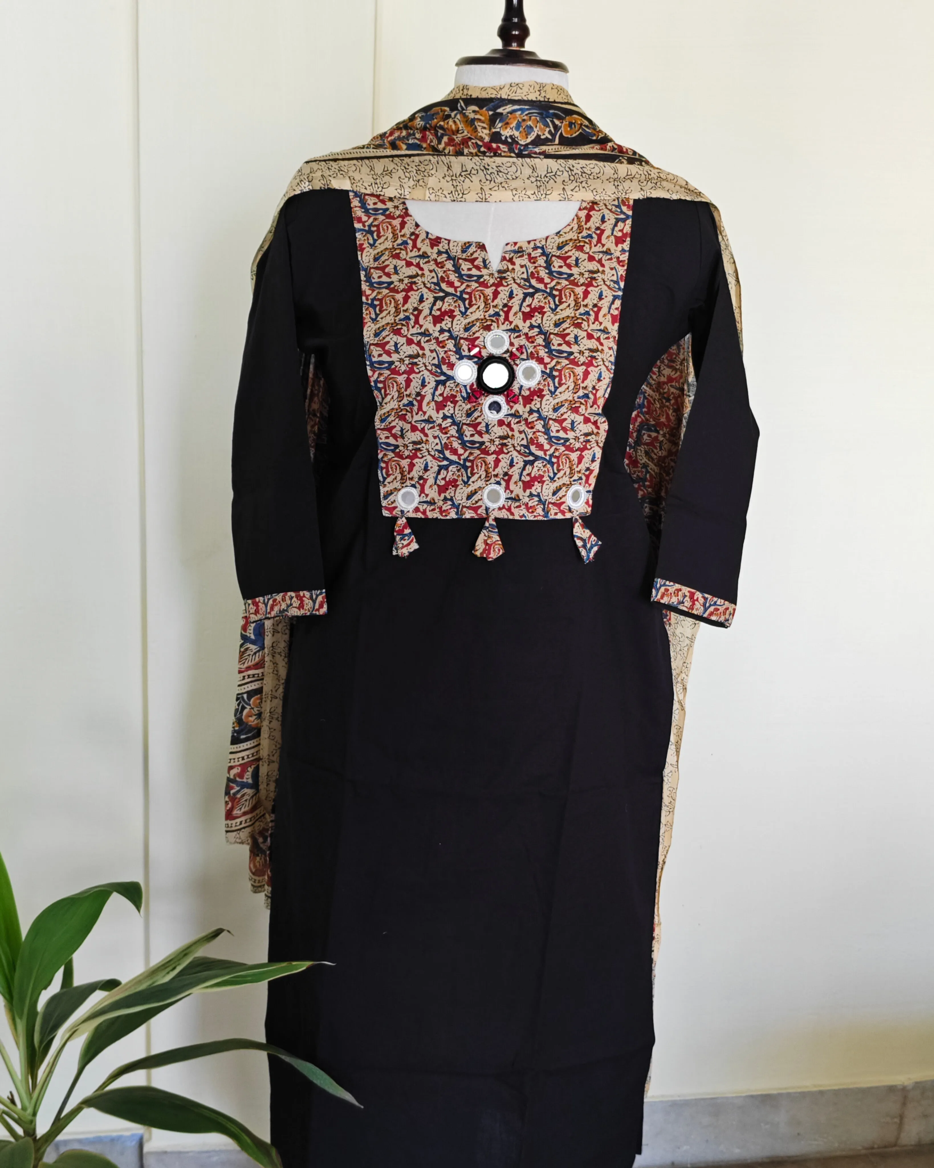Cotton kalamkari Salwar Set - Thumbnail 3