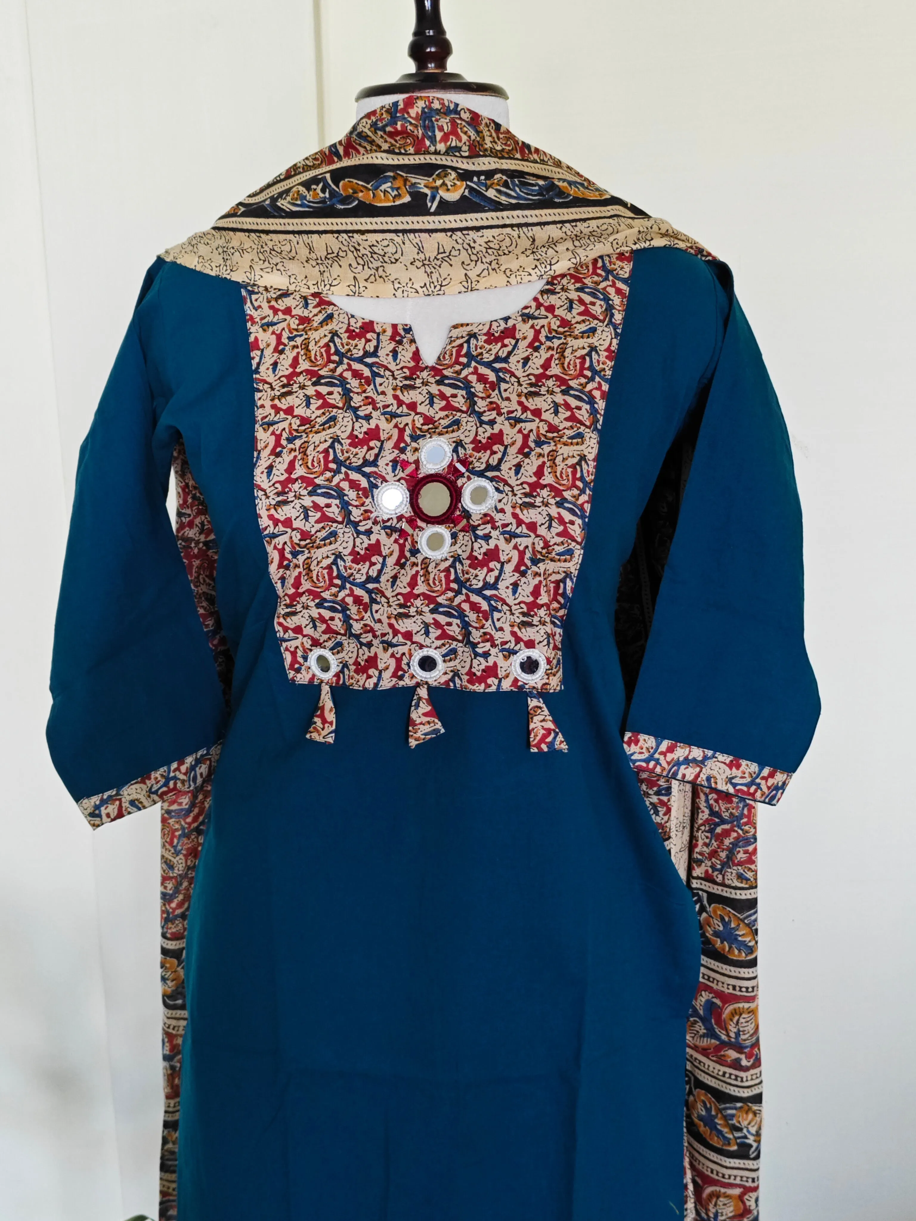 Cotton Kalamkari Salwar Set - Thumbnail 3